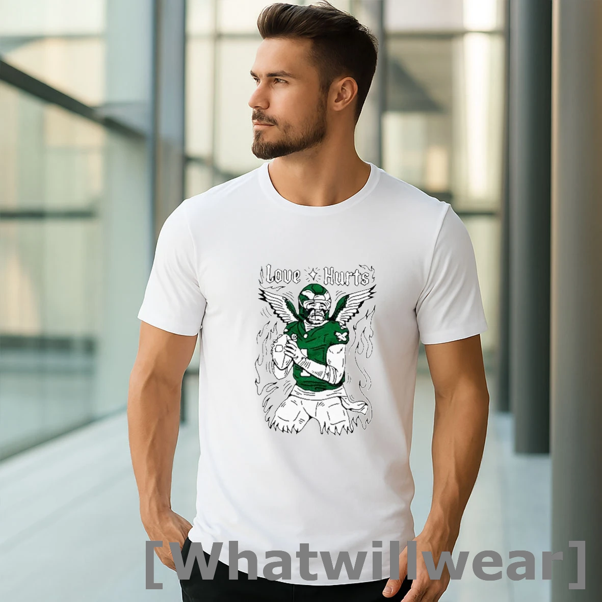 Official Jalen Hurts Love Hurts Philadelphia Eagles Phillies Shirts