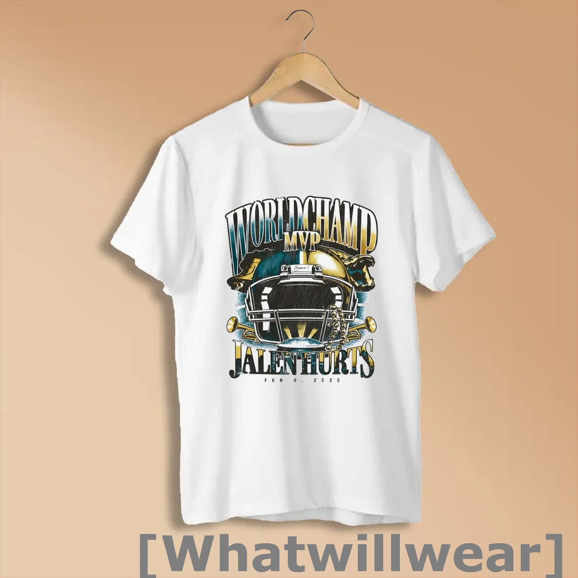 Official Jalen Hurts Mvp Philadelphia Eagles Football Helmet Shirts