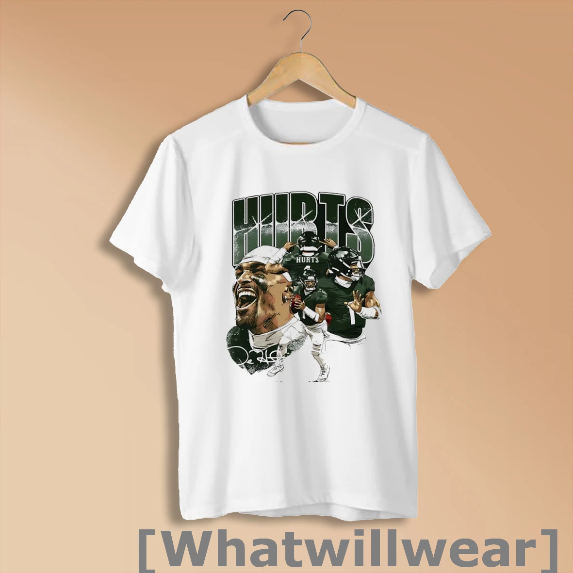 Official Jalen Hurts Philadelphia Eagles Nfl Player Collage Signature Shirt Sweatshirt