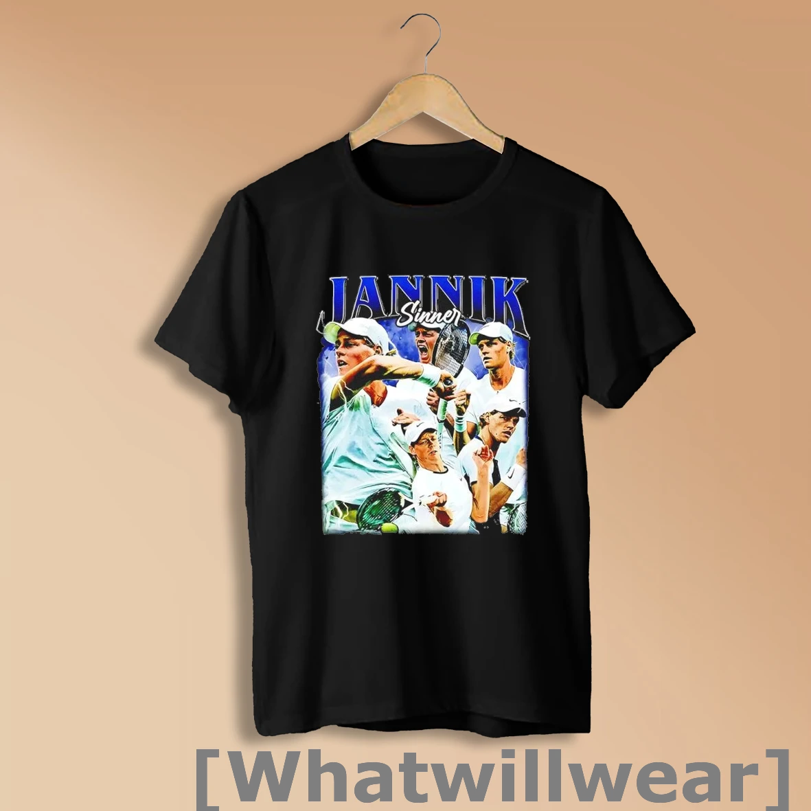 Official Jannik Sinner Tennis Player Collage Lighting Shirt Sweatshirt