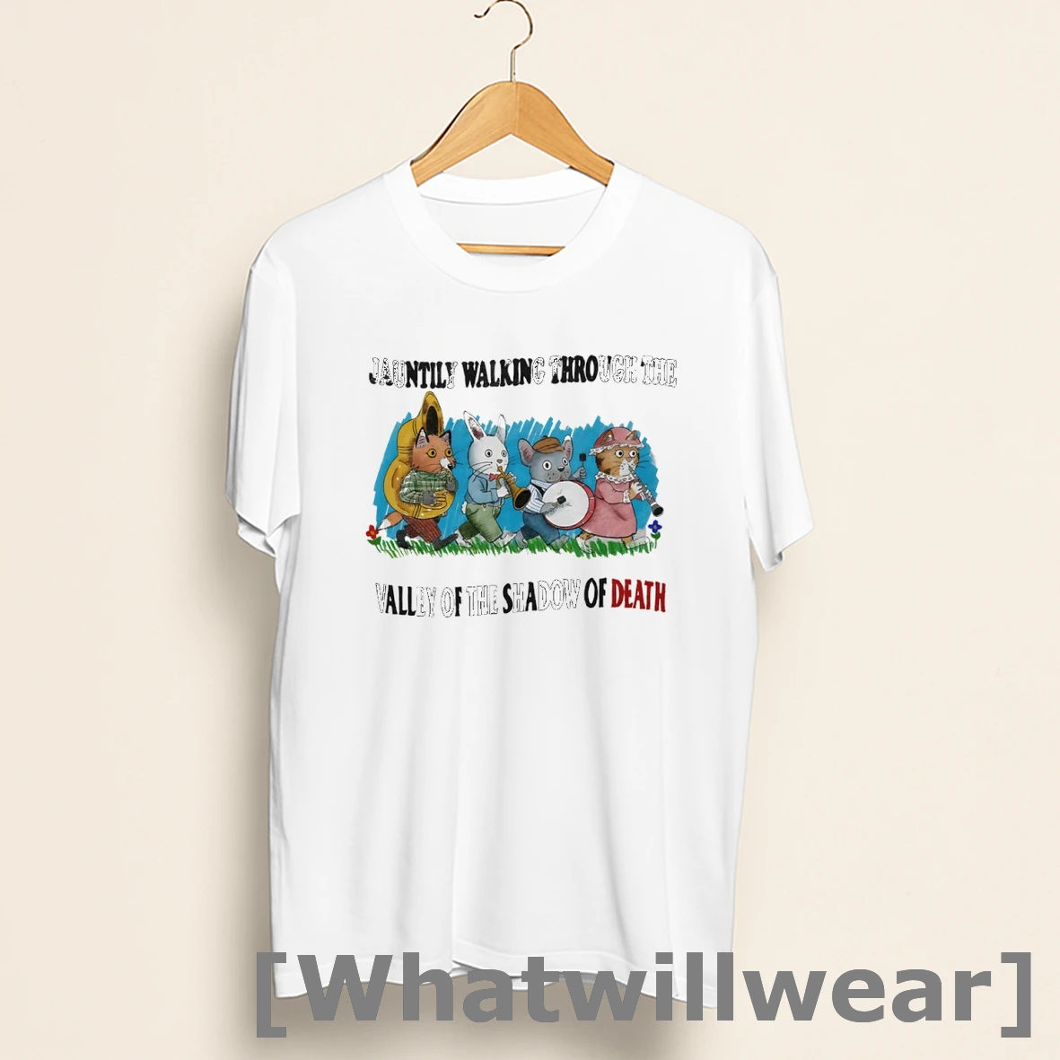 Official Jauntily Walking Through The Valley Of The Shadow Of Death Shirts