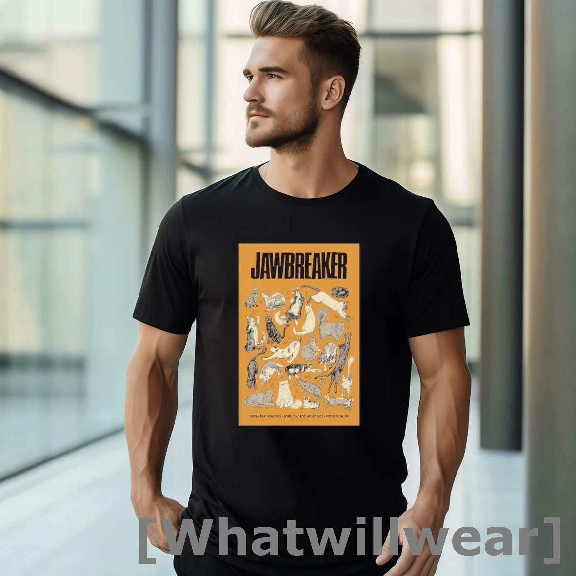 Official Jawbreaker Pittsburgh Pa Sep 14 2025 Tour Shirts