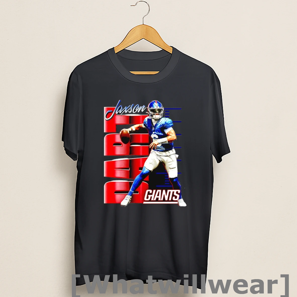 Official Jaxson Dart New York Giants Football Celebration Shirts