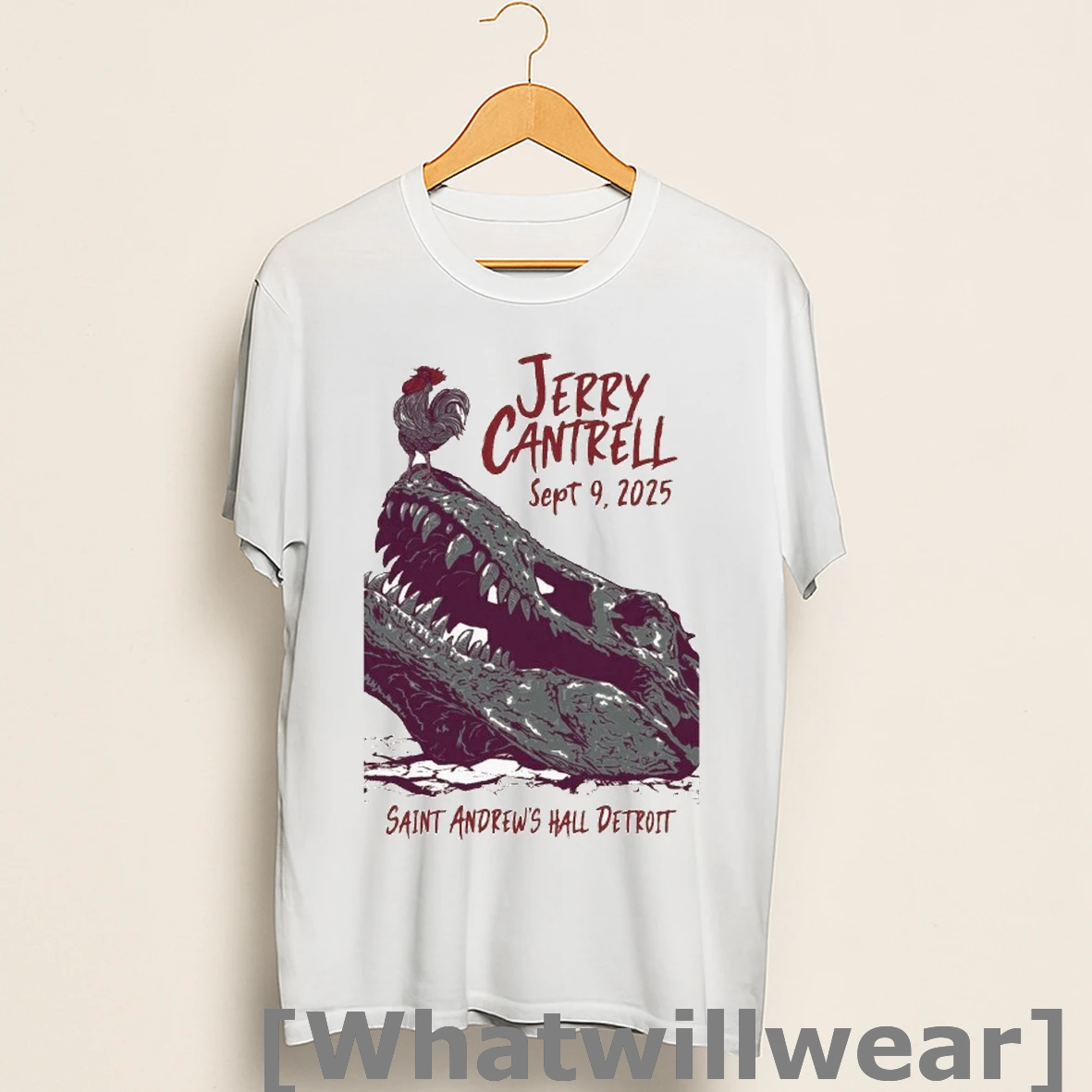 Official Jerry Cantrell Concert Detroit Mi September 9 2025 Shirts