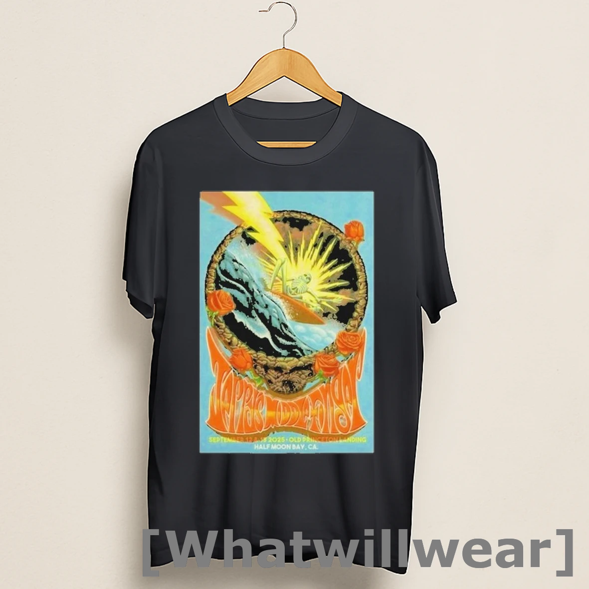 Official Jerrys Middle Finger Sept 12 13 2025 Old Princeton Landing Half Moon Bay Ca Shirts