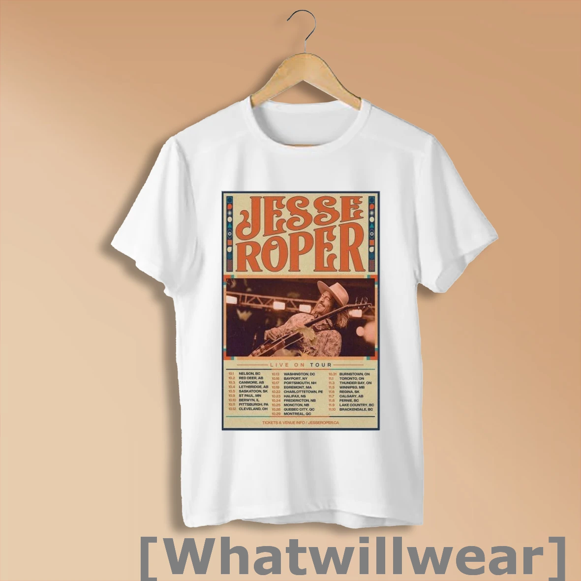 Official Jesse Roper October November 2025 Tour Dates T Shirts Shirt Shirt Sweatshirt