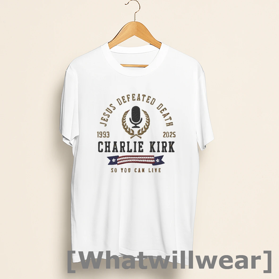 Official Jesus Defeated Death Charlie Kirk 1993 2025 Shirts