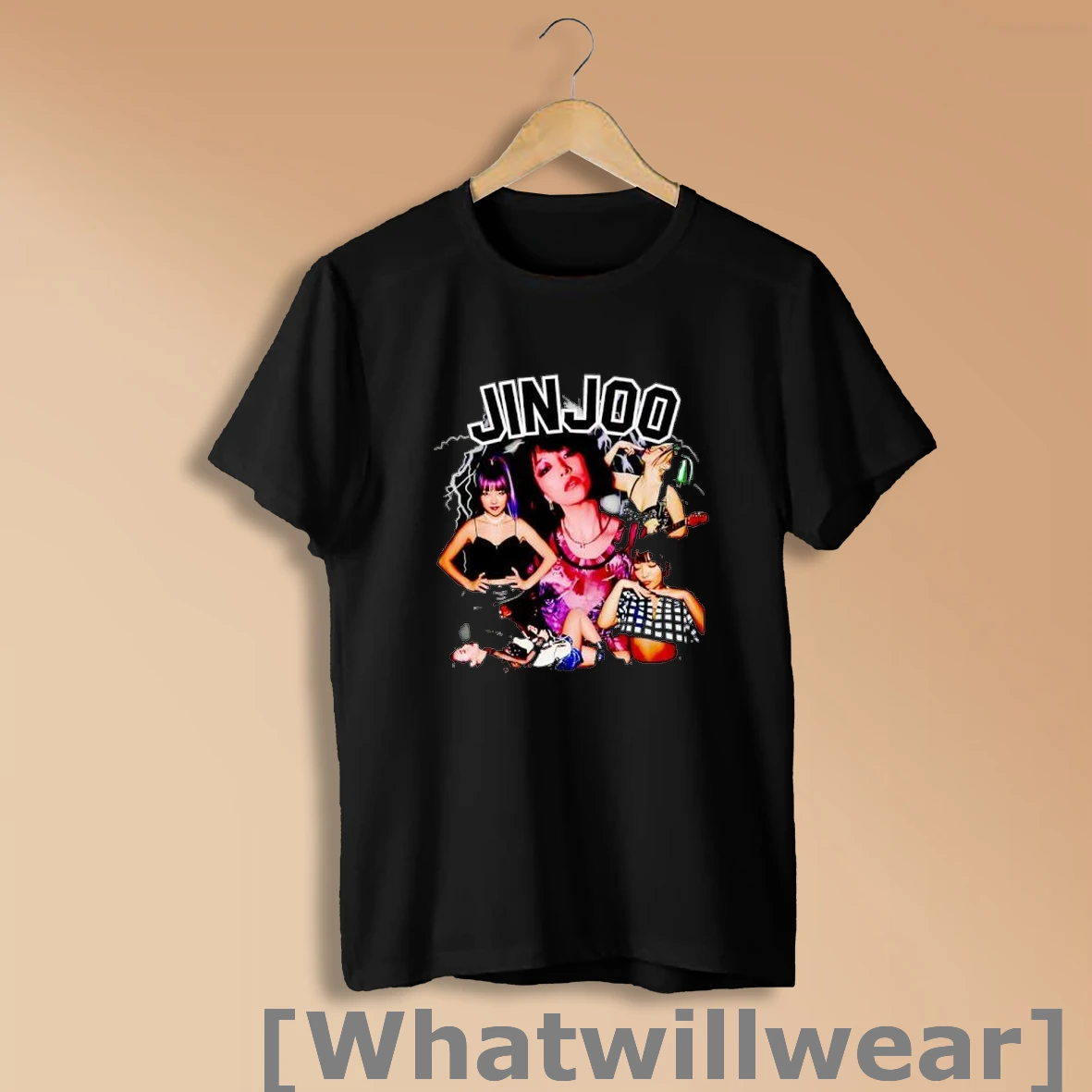 Official Jinjoo Electric Guitar Collage Graphic Shirt Sweatshirt