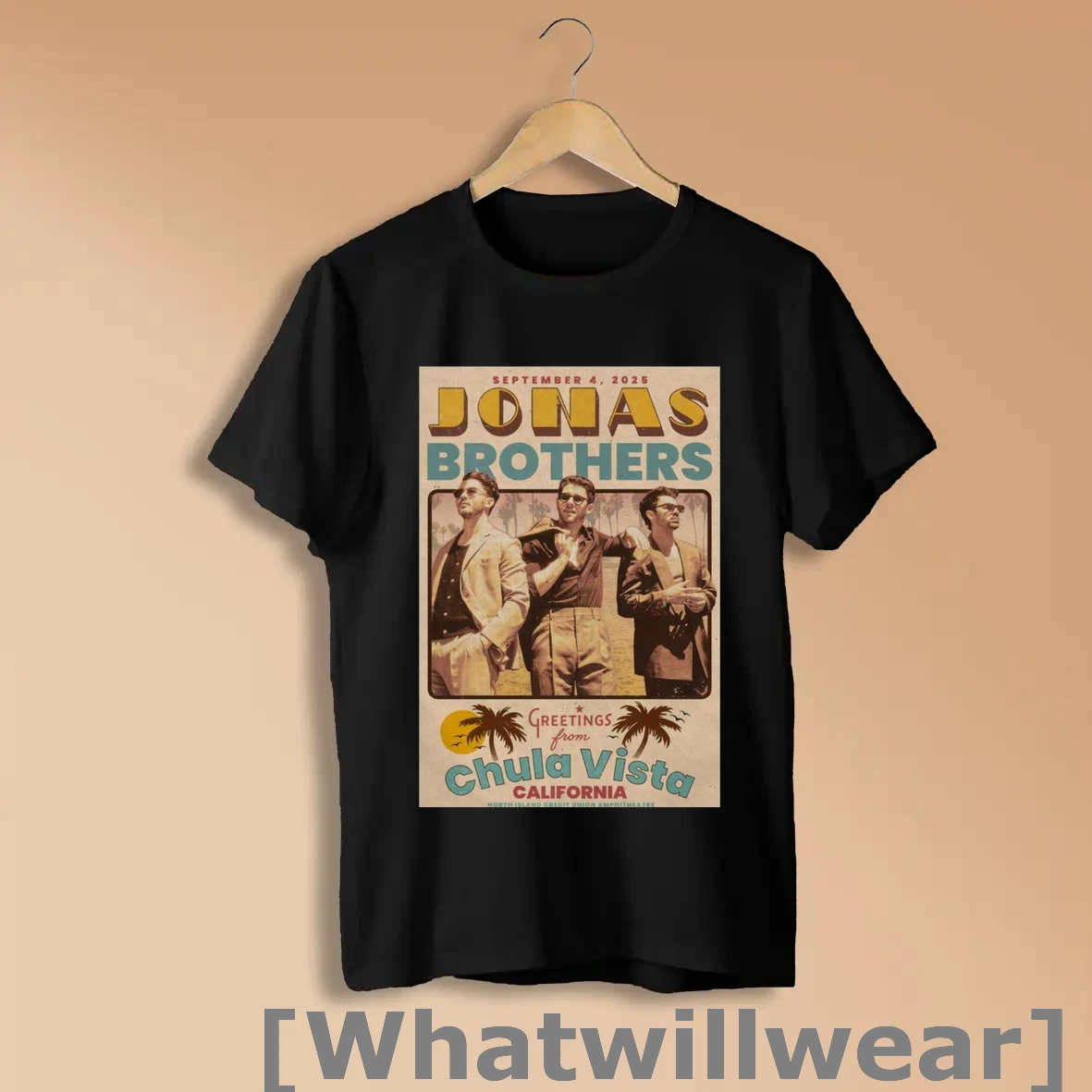Official Jonas Brothers Fall Tour September 4 2025 Chula Vista Ca Shirts