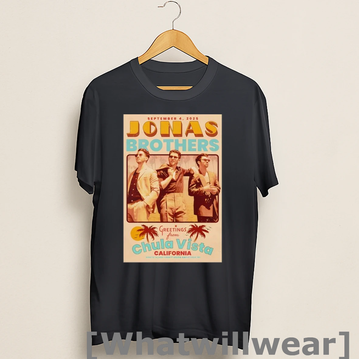 Official Jonas Brothers North Island Credit Union Amphitheatre In Chula Vista Event September 4 2025 Shirts