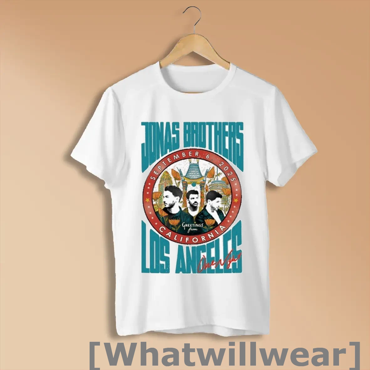 Official Jonas Brothers Sep 6 2025 Intuit Dome Los Angeles Ca Shirts