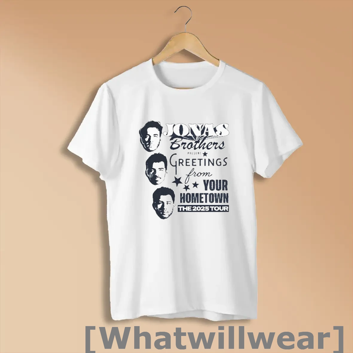 Official Jonas Brothers Your Hometown The 2025 Tour Shirts