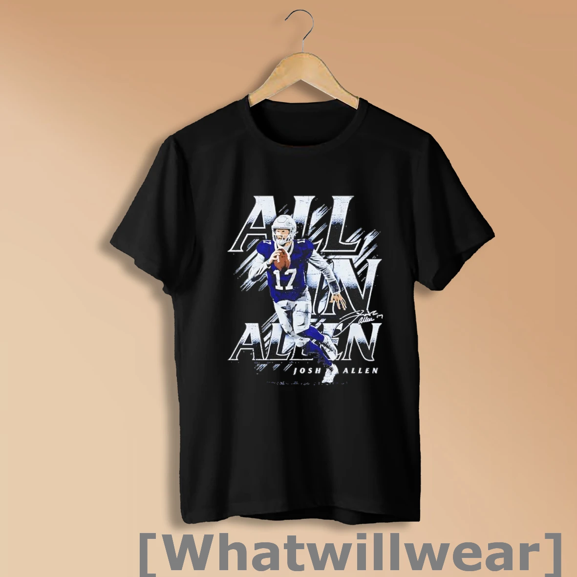 Official Josh Allen Buffalo Buffalo Football All In Allen Signature Shirt Sweatshirt