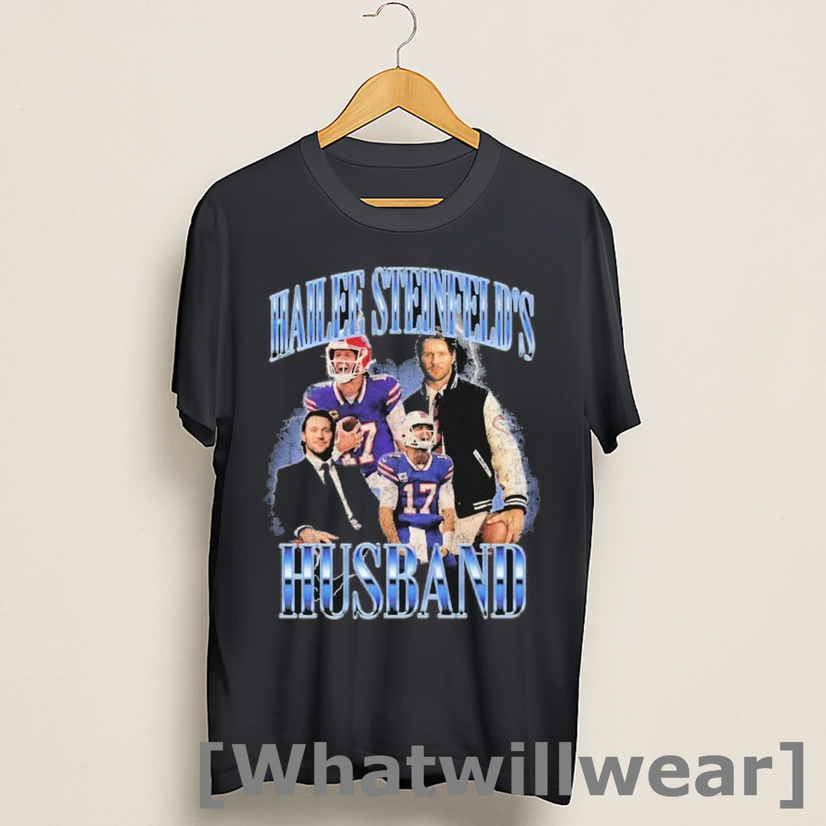 Official Josh Allen Hailee Steinfelds Husband Buffalo Bills Shirts