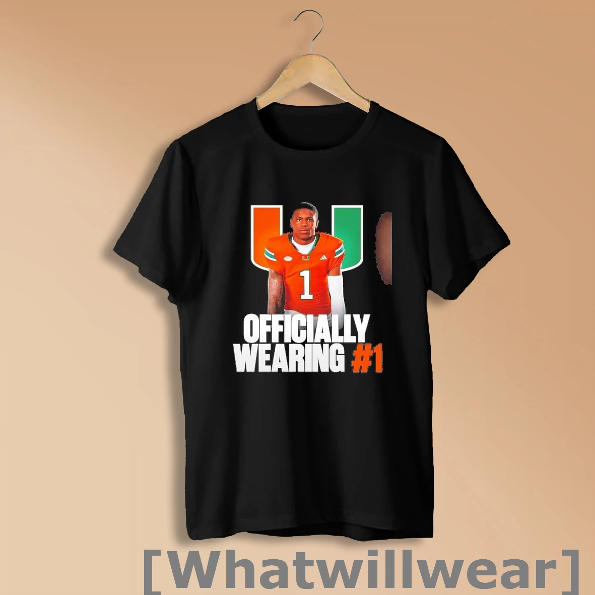 Official Joshisa Trader Top 1 Officially Wearing Miami Hurricanes Shirt Sweatshirt
