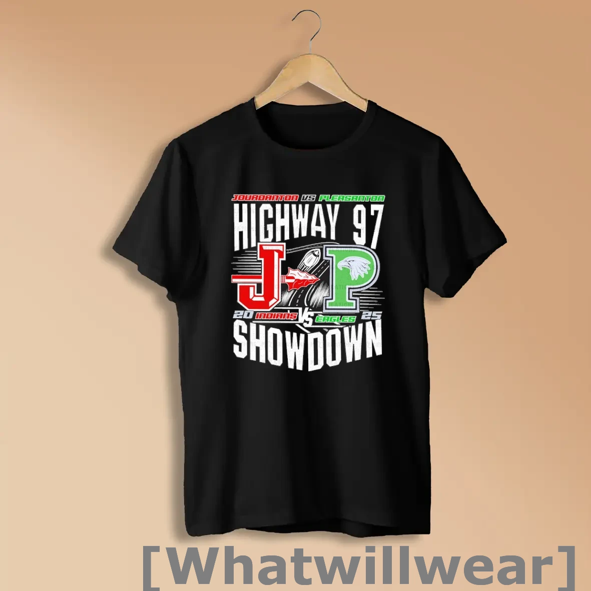Official Jourdanton Indians Vs Pleasanton Eagles 2025 Highway 97 Showdown Matchup Shirts