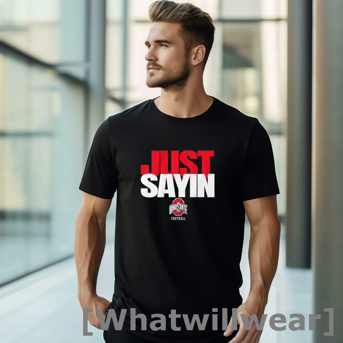 Official Julian Sayin Just Sayin Ohio State Football Logo Tshirts Sweater