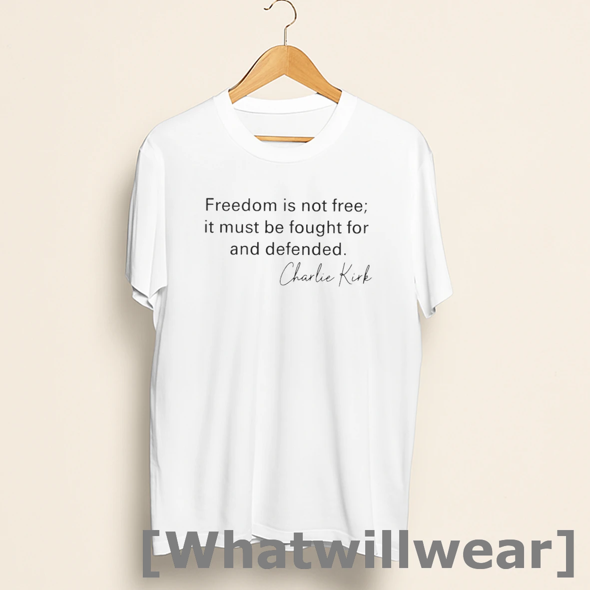Official Justice For Charlie Kirk Freedom Is Not Free Shirts