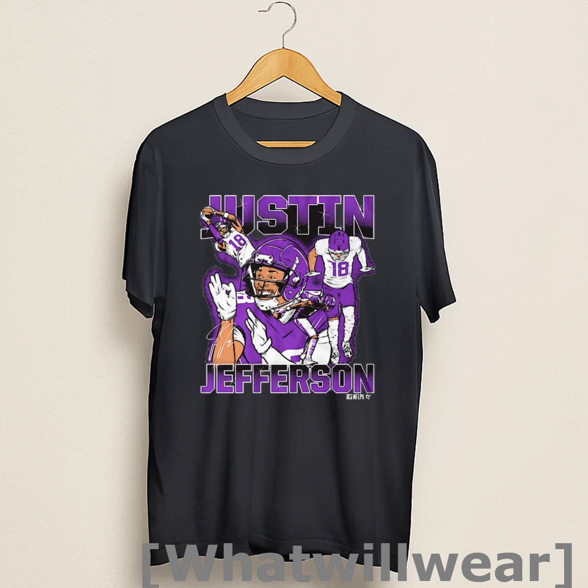 Official Justin Jefferson Masterpiece Buffalo Bills Nfl Football Signature Shirts