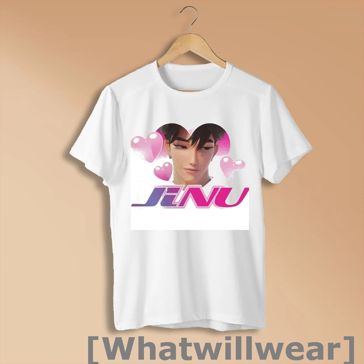 Official Kpop Demon Hunters Jinu Heart Portrait Shirt Sweatshirt