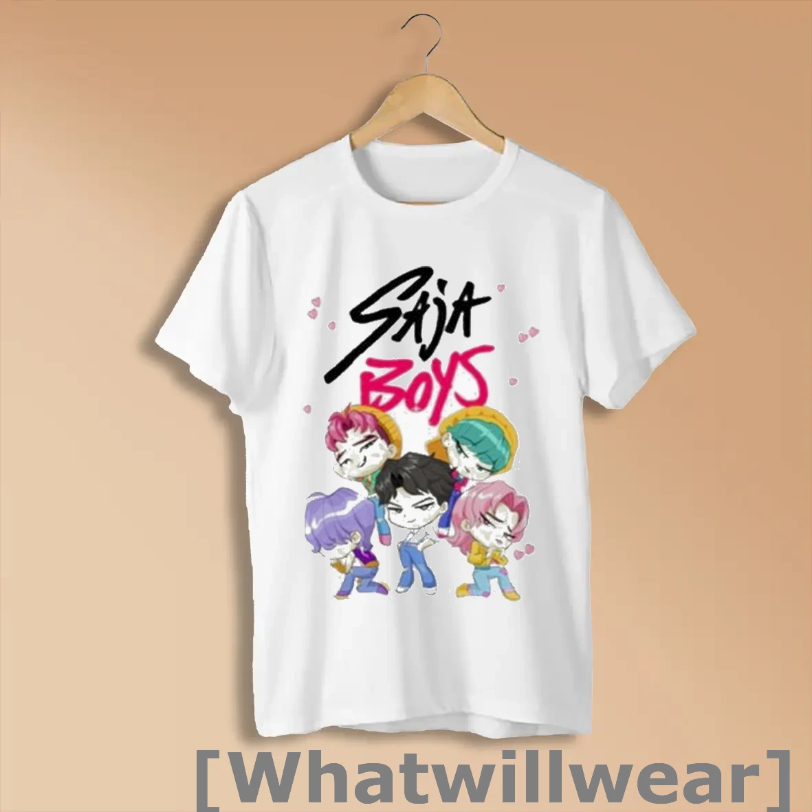 Official Kpop Demon Hunters Saja Boys Chibi Shirts