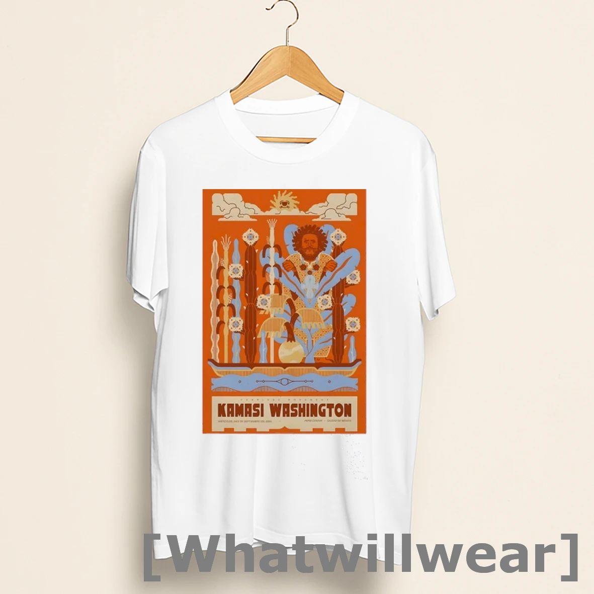 Official Kamasi Washington Sept 10 2025 Mexico City Shirts