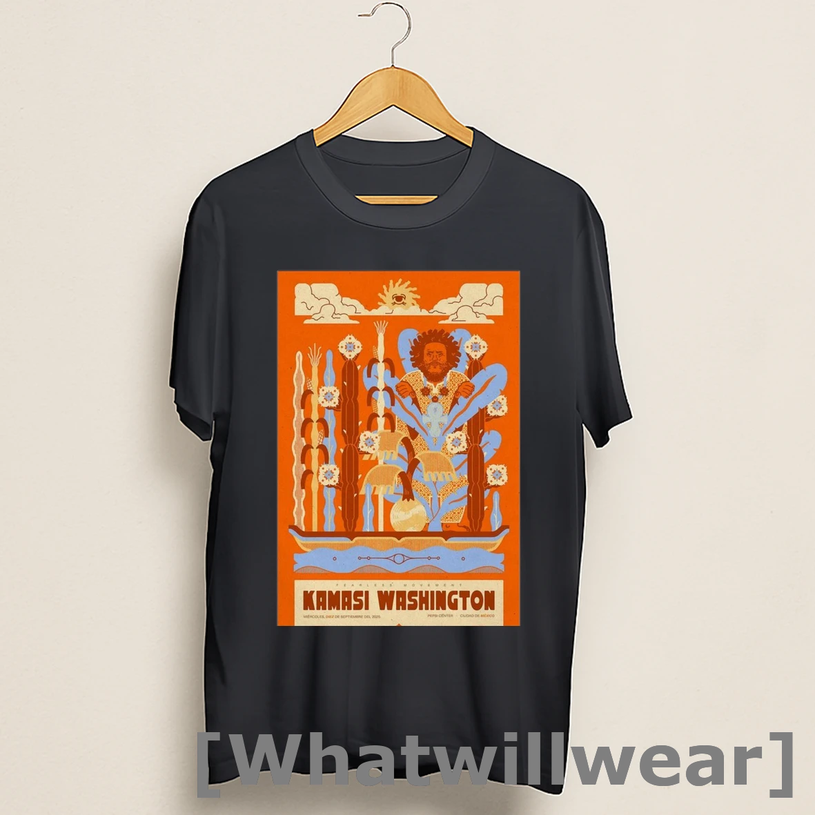 Official Kamasi Washington September 10 2025 Pepsi Center Wtc Mexico City Mexico Shirts