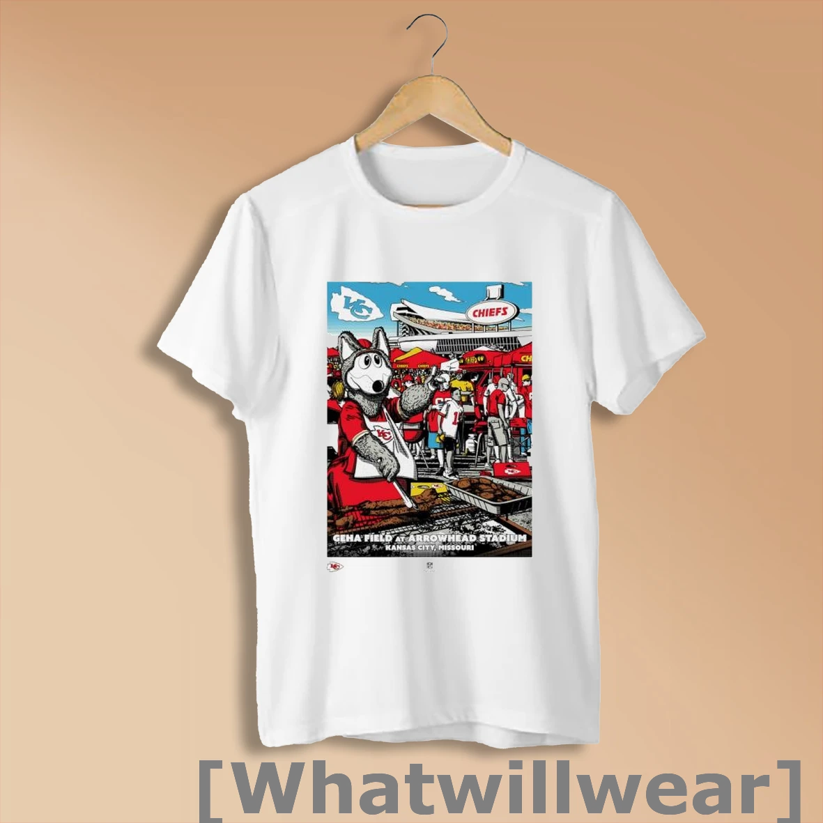 Official Kansas City Chiefs Geha Field At Arrowhead Stadium Tailgate Mascot Graphic Shirt Sweatshirt