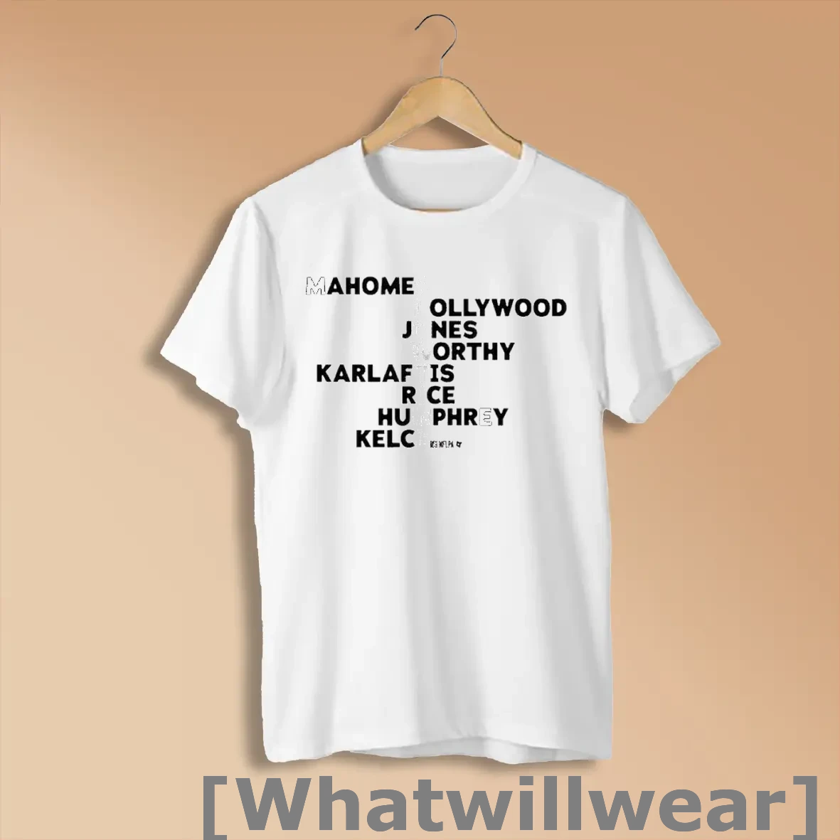 Official Kansas City Chiefs Mahomes Hollywood Jones Worthy Karlaftis Humphrey Kelce Showtime Names Players Shirts