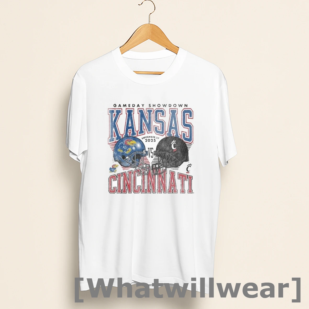 Official Kansas Jayhawks Vs Cincinnati Bearcats 2025 Gameday Showdown Shirts