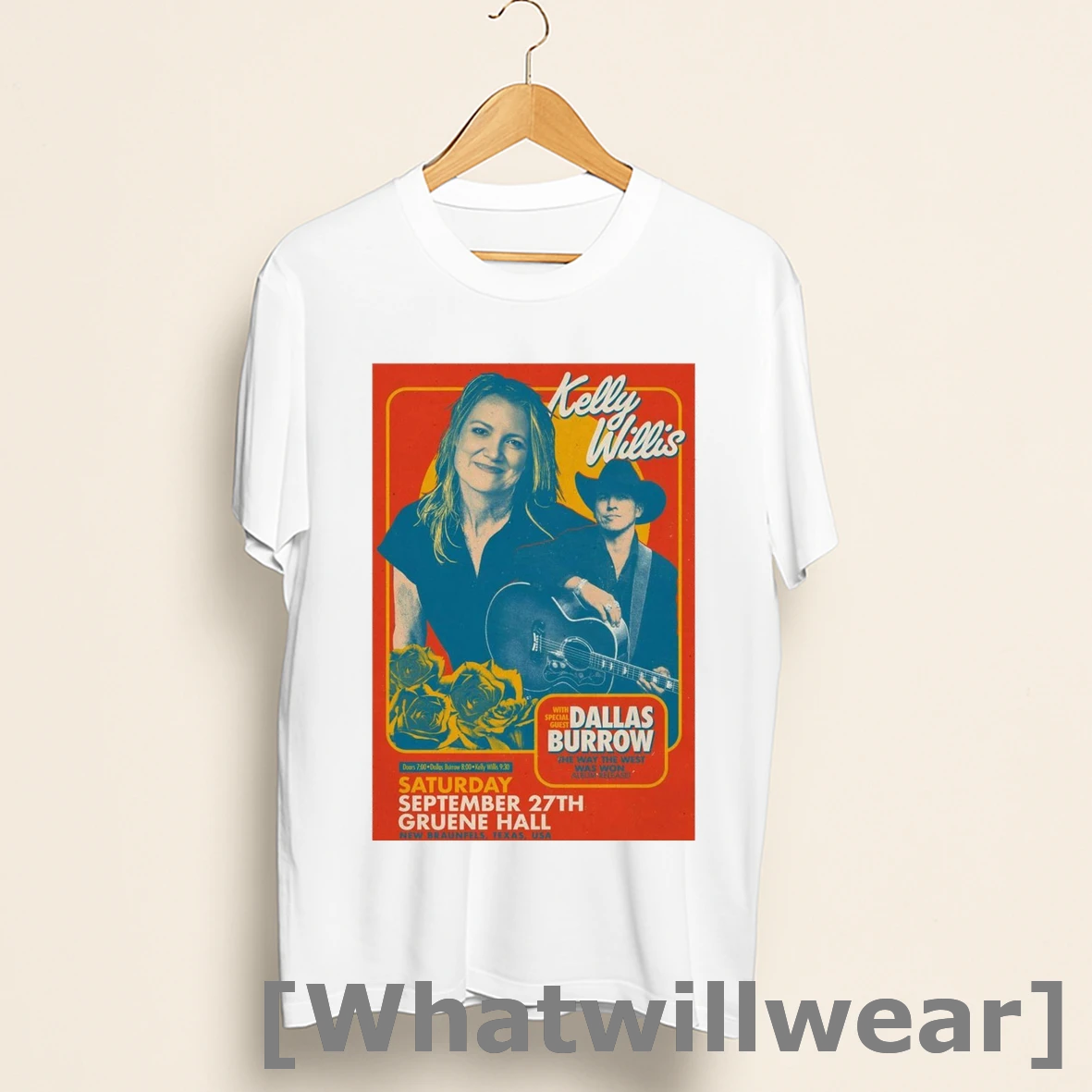 Official Kelly Willis Gruene Hall In New Braunfels Tx September 27 2025 Shirts