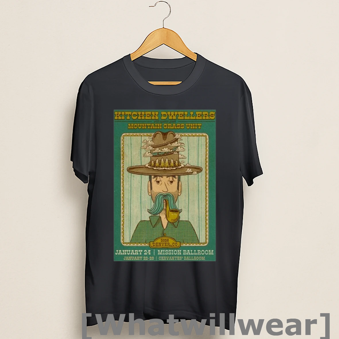 Official Kitchen Dwellers Mountain Grass Unit Jan 24 2025 Denver Colorado Shirts