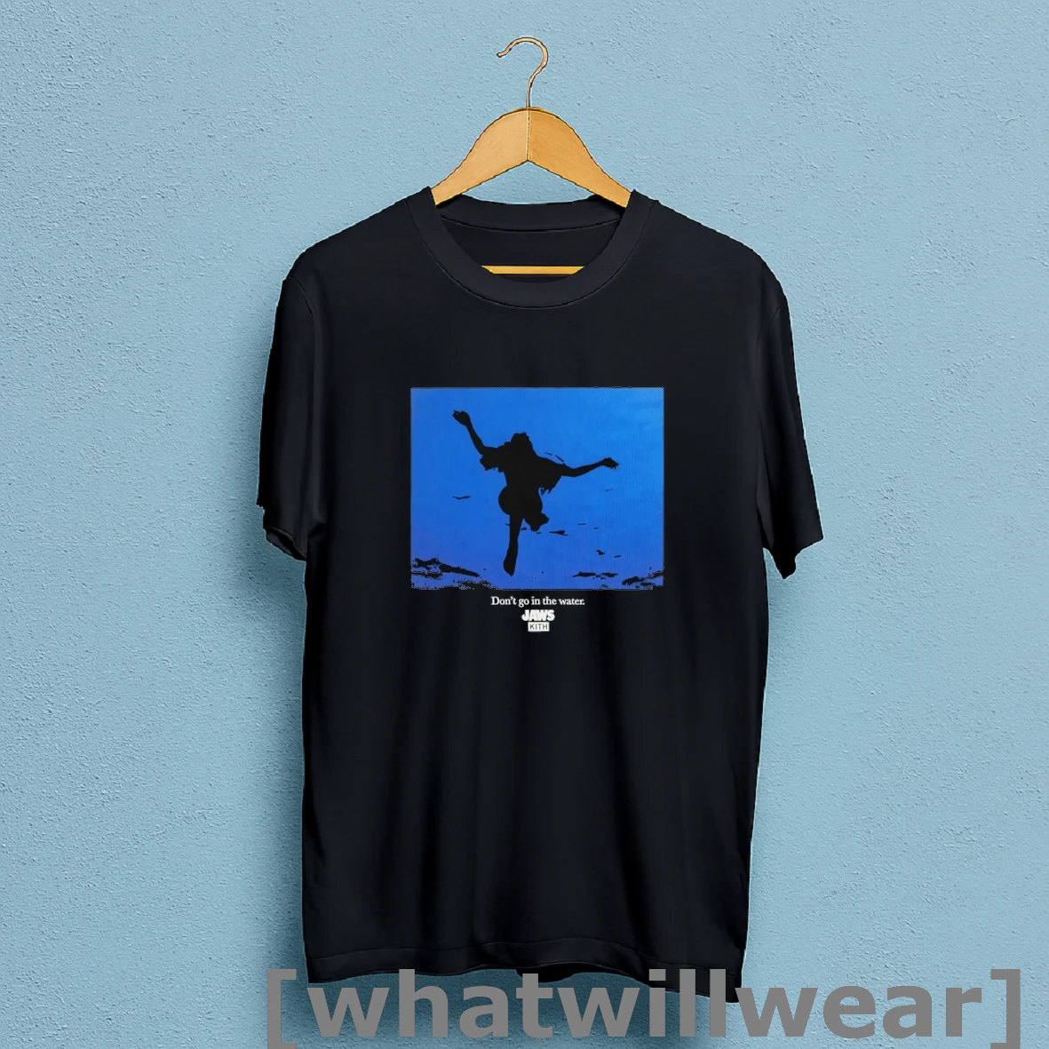 Official Kith For Jaws Dont Go In The Water Quote T Shirt Sweatshirt