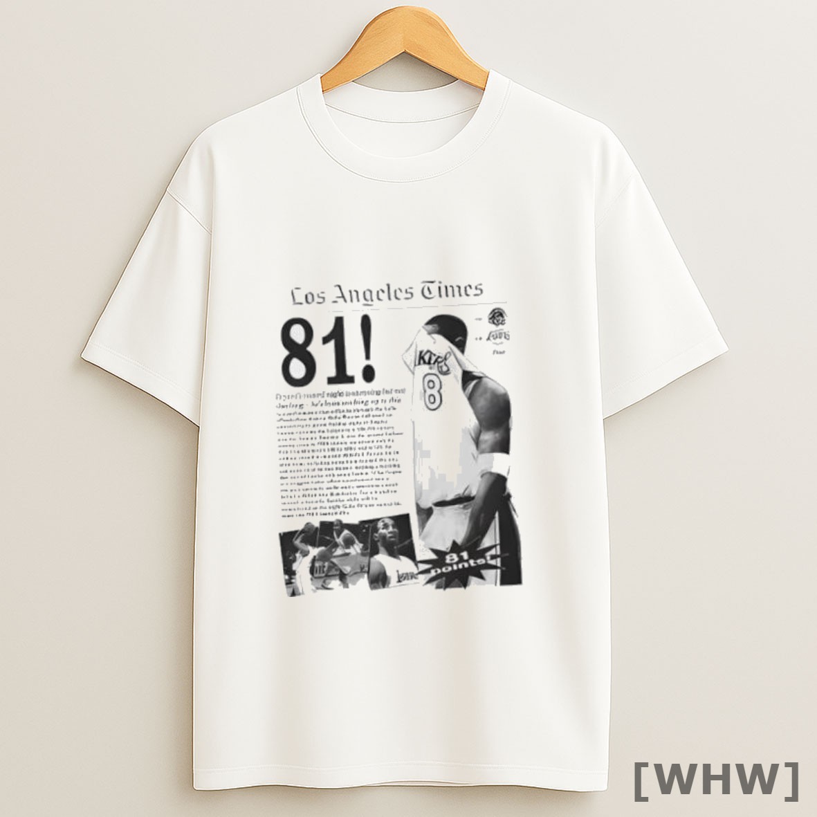 Official Kobe Bryant Los Angeles Lakers Times 81 Points Tshirt Sweater