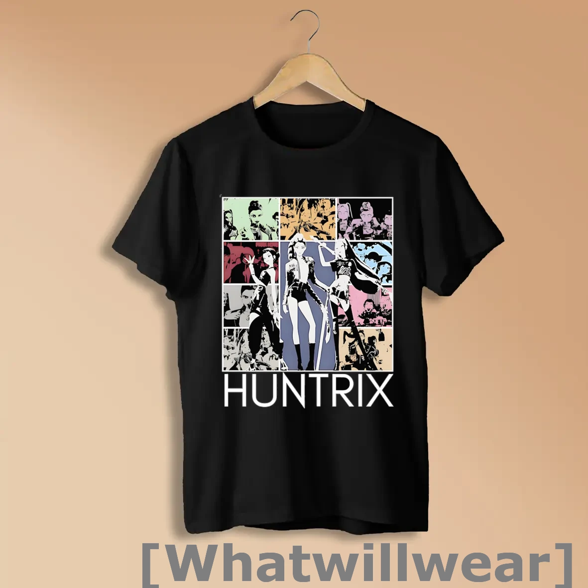 Official Kpop Demon Hunters Huntrix Girl Band Idol Group Shirts