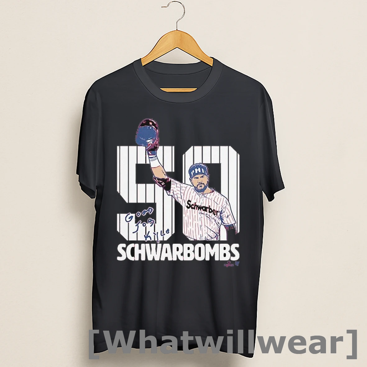 Official Kyle Schwarber 50 Schwarbombs Good Job Kyle Shirts