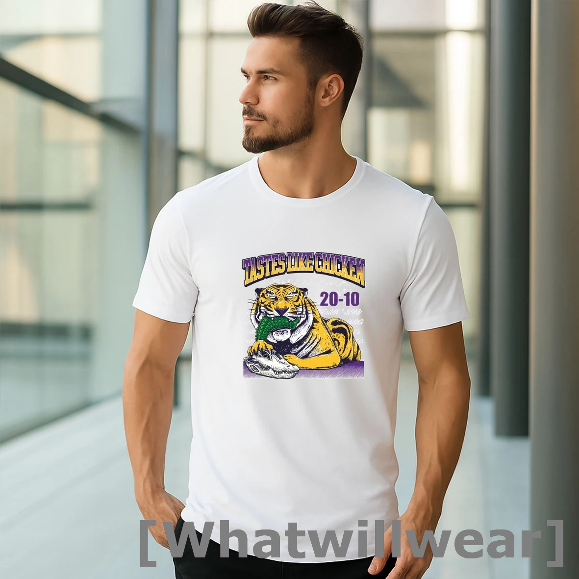 Official Lsu Tigers 20 10 Florida Gators Tastes Like Chicken Shirts