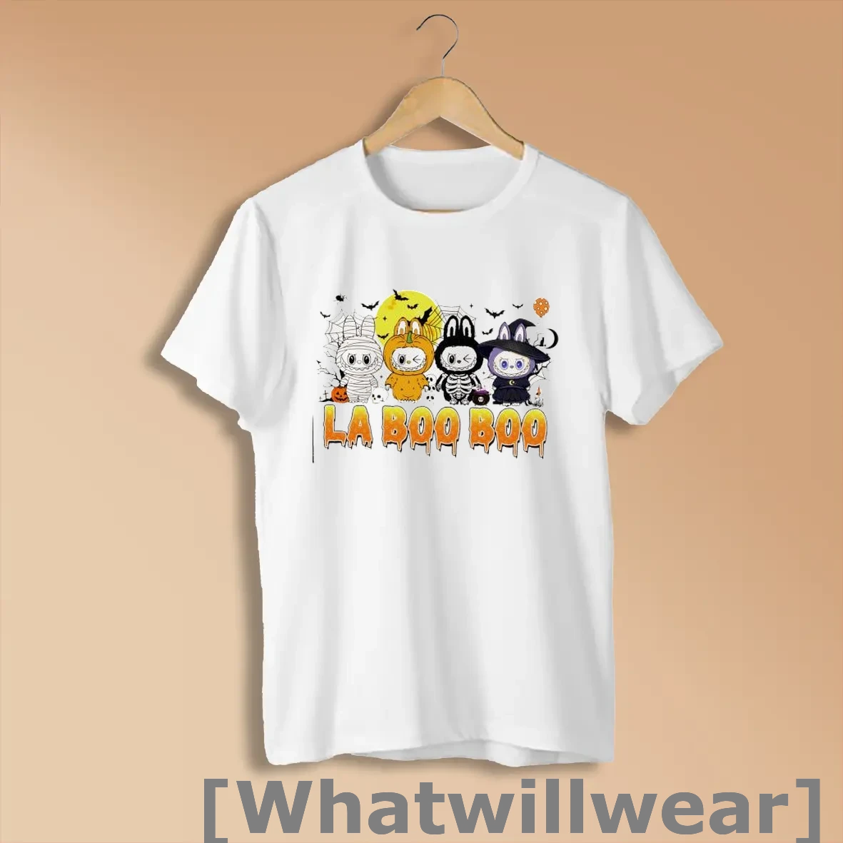 Official La Boo Boo Cartoon Ghost Characters Happy Halloween Shirts