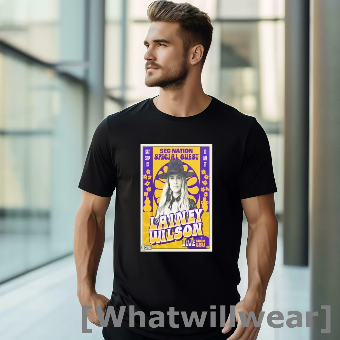 Official Lainey Wilson Sep 13 2025 Brookshire Grocery Arena Bossier City La Tour Shirts