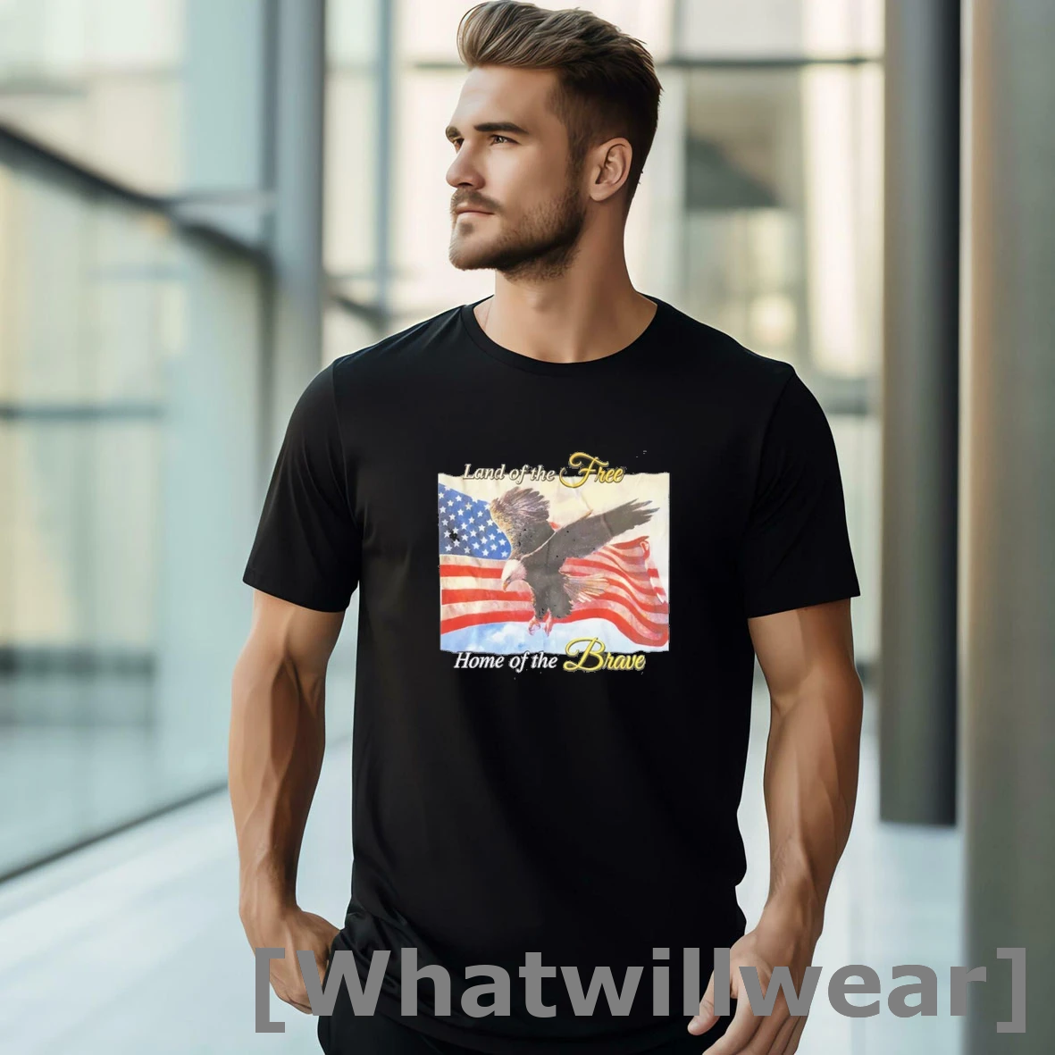 Official Land Of The Free Home Of The Brave Tshirts Sweater