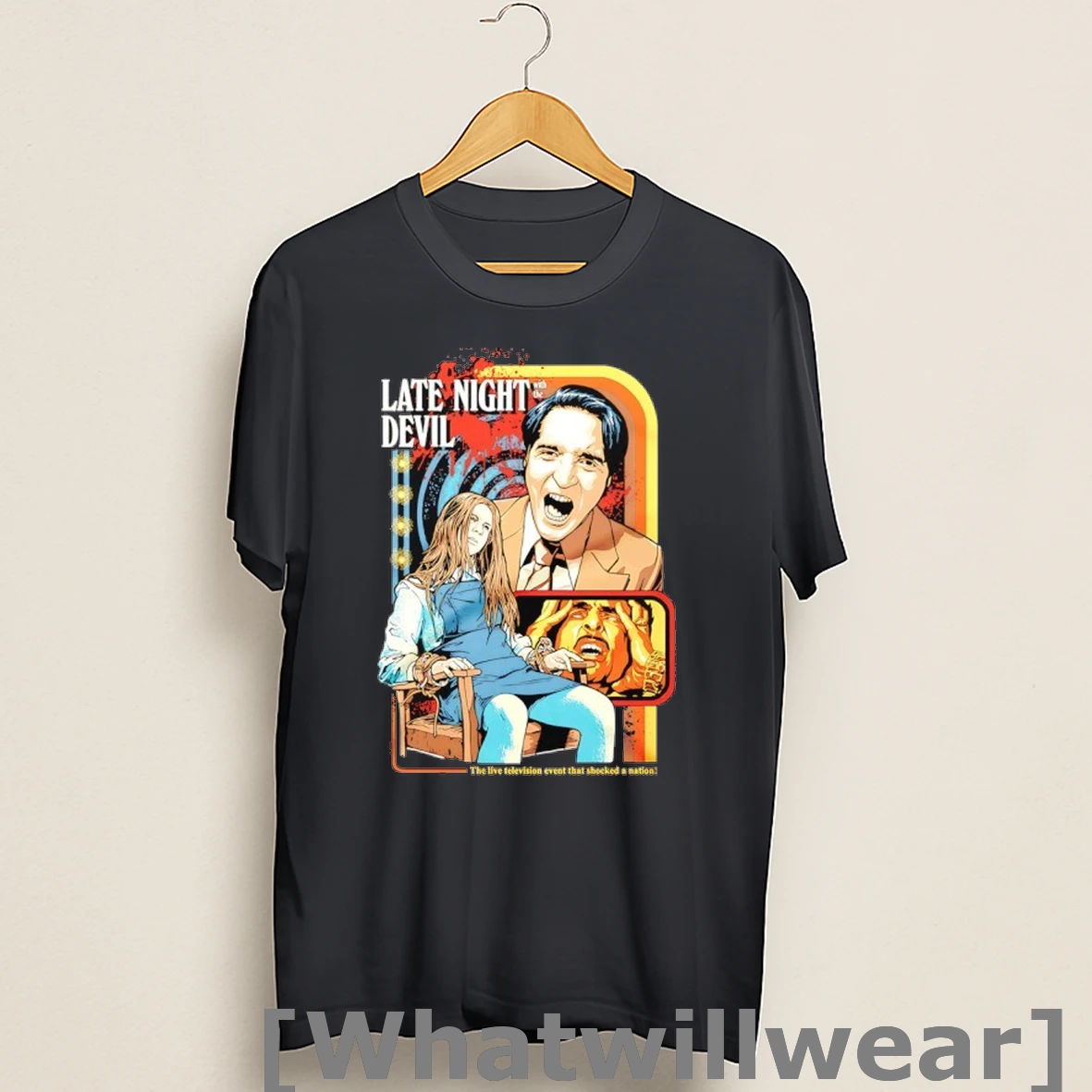 Official Late Night With The Devil Exorcism With A Twist Shirts