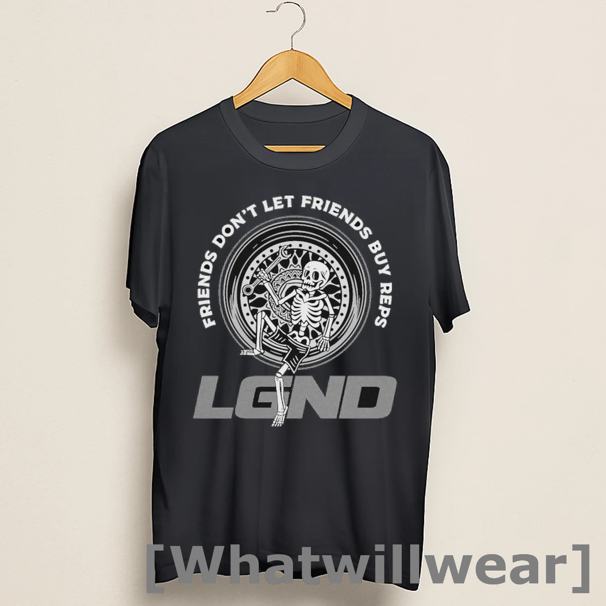 Official Lgnd Supply Co Friends Dont Let Friends Buy Reps Skeleton Shirts