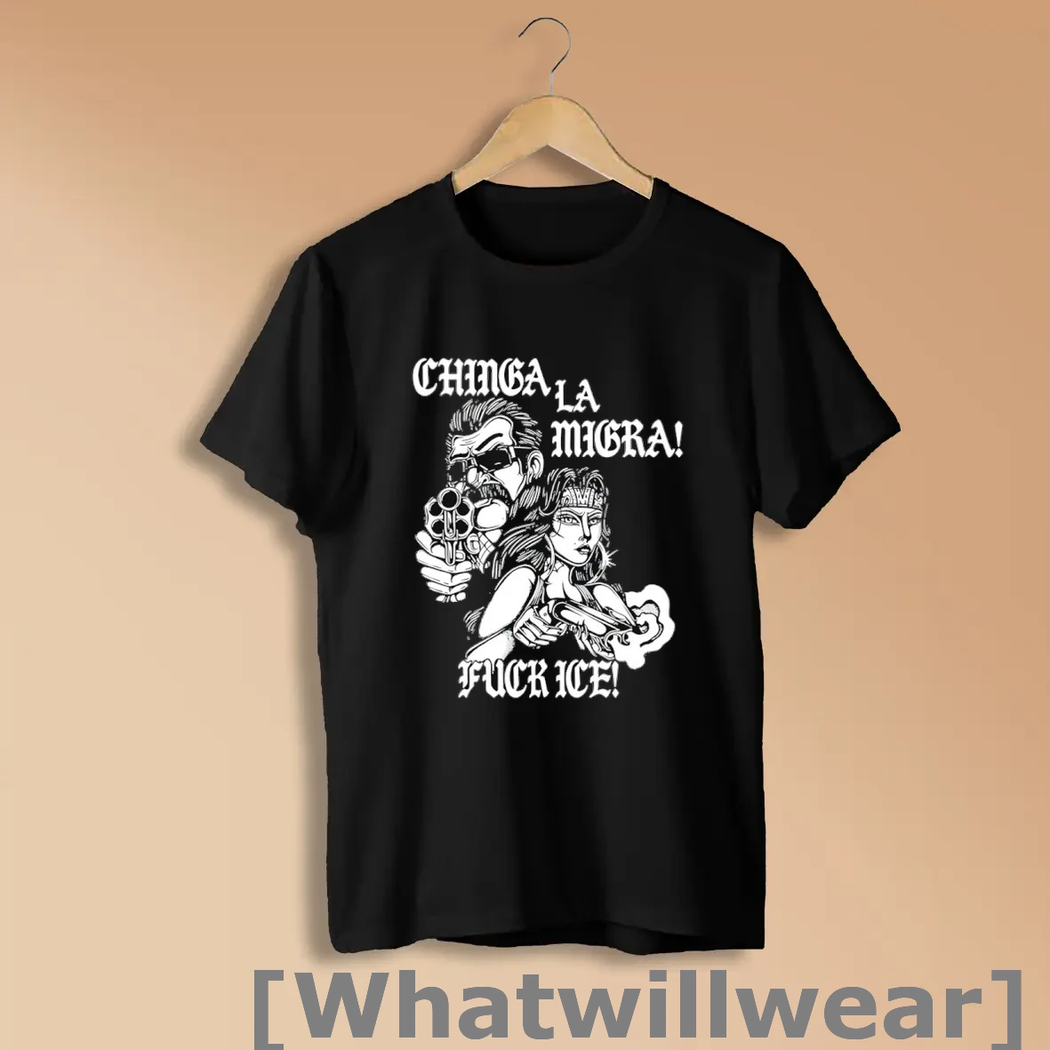 Official Lie Chinga La Migra Fuck Ice Shirts