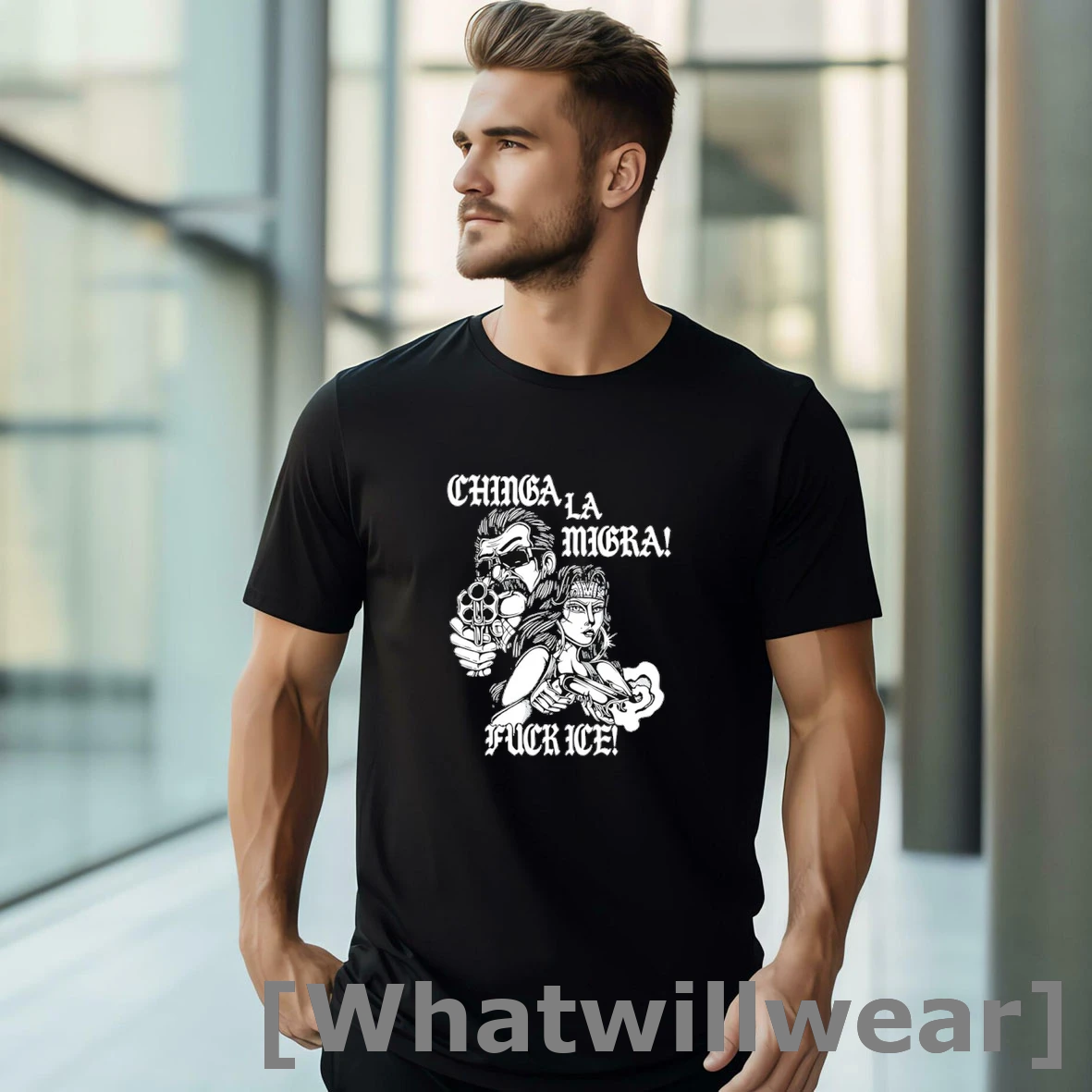 Official Lie Chinga La Migra Fuck Ice Tshirts Sweater