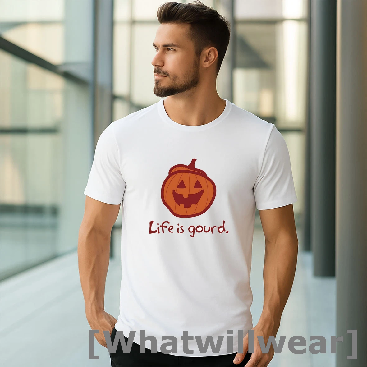 Official Life Is Gourd Pumpkin Halloween Tshirts Sweater