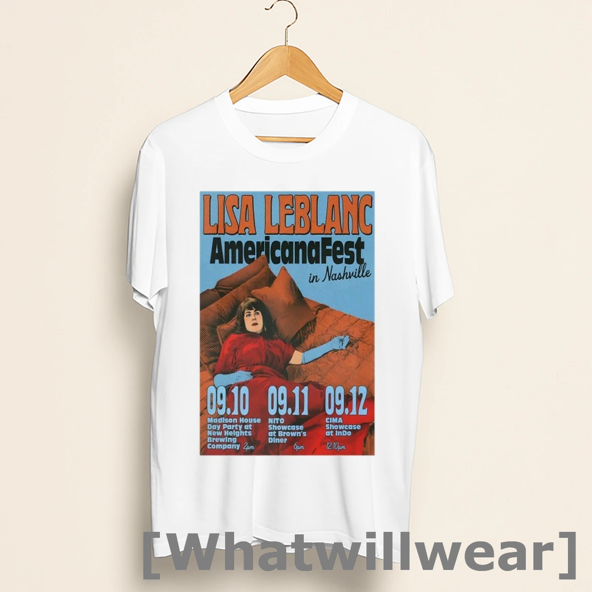 Official Lisa Leblanc Sep 10 12 2025 Americanafest In Nashville Tn Shirts