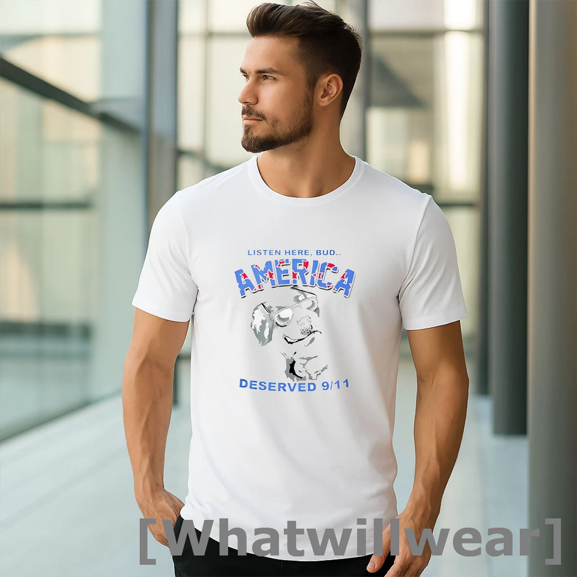Official Listen Here Bud America Deserved 9 11 Tshirts Sweater