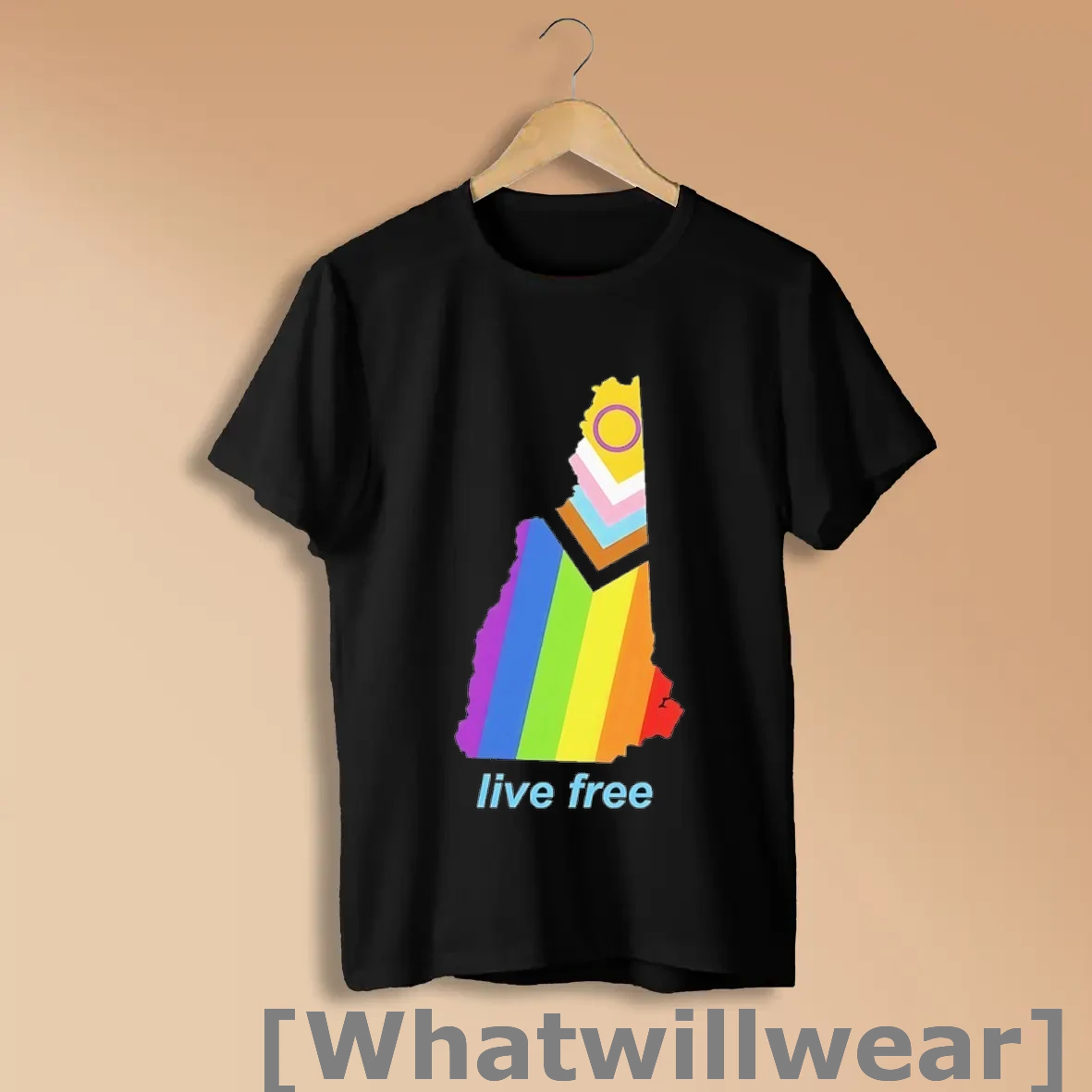 Official Live Free Lgbt Flag Shirts