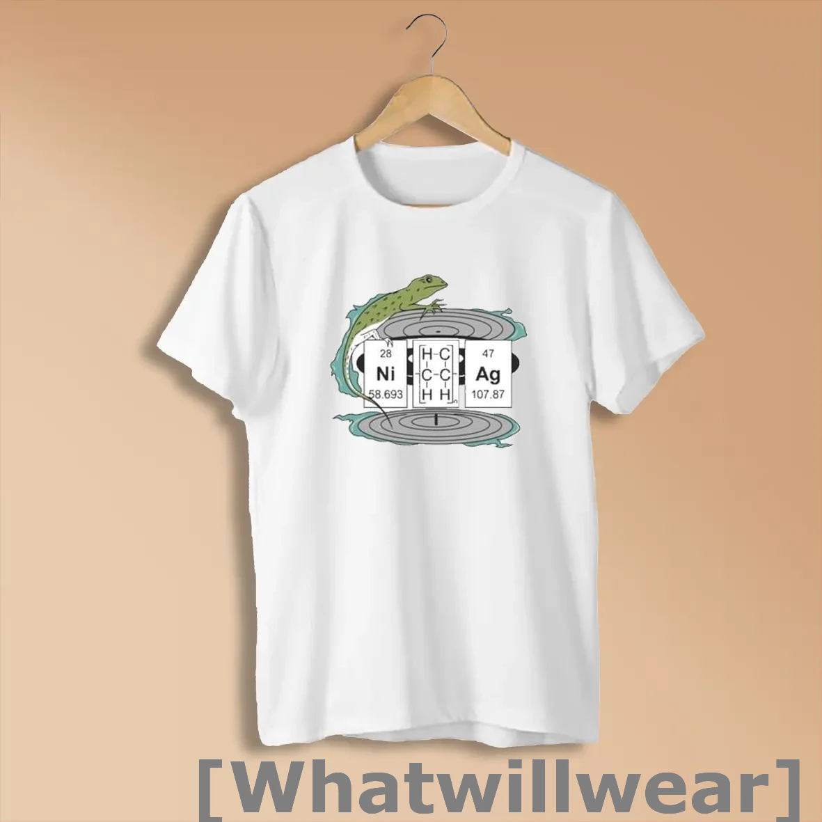 Official Lizard Chemistry Vinyl Record Nickel Silver Science Shirts