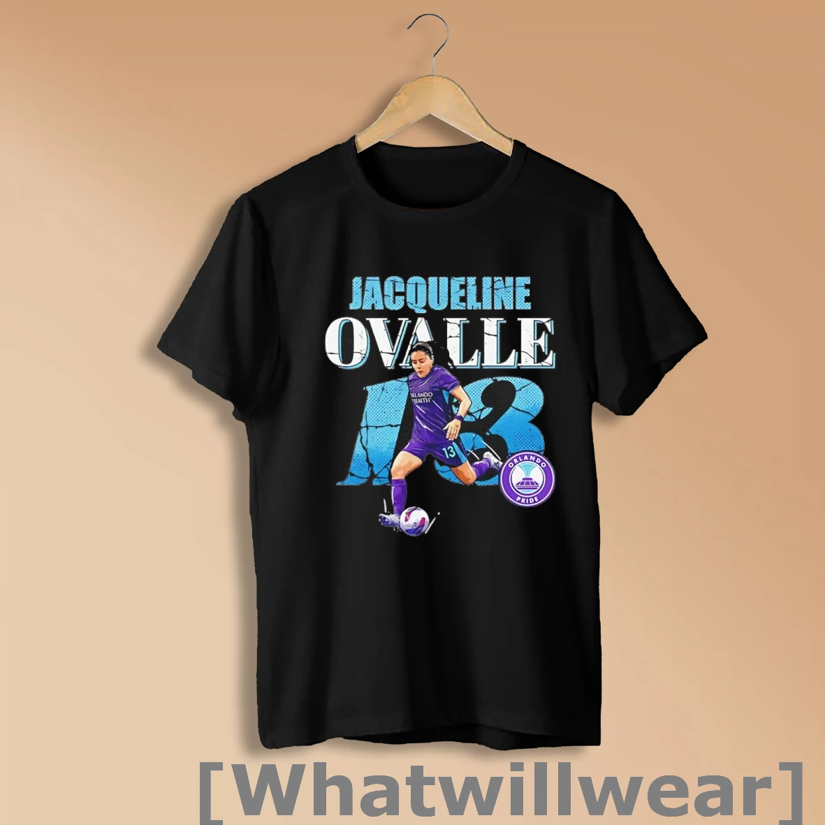Official Lizbeth Ovalle 13 Orlando Pride Cracked Number Vintage Shirt Sweatshirt